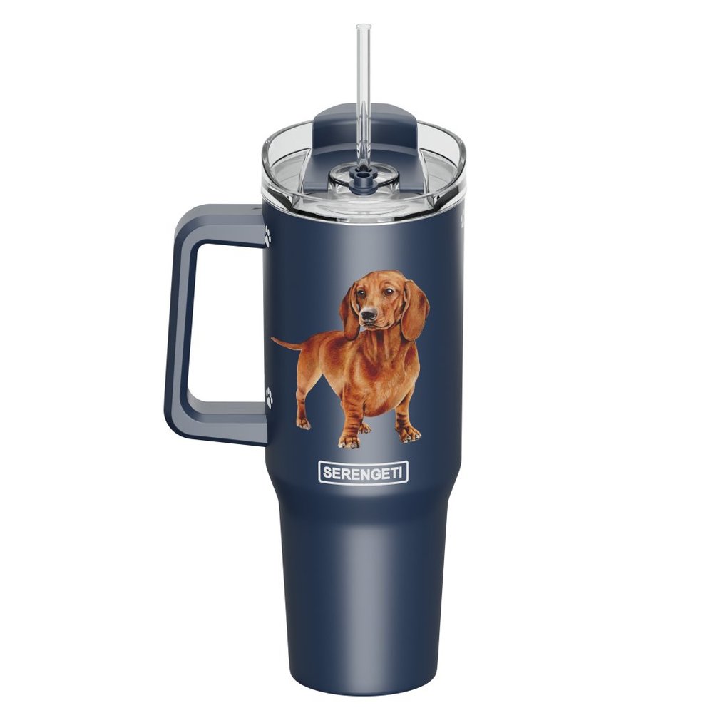 Red Dachshund  SERENGETI 40 Oz Ultimate Tumbler